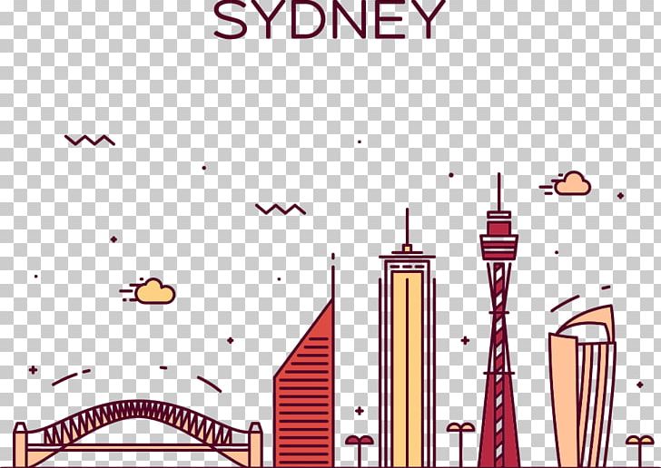 City Of Sydney Sydney Harbour Bridge Skyline Illustration PNG, Clipart, Angle, Art, Australia, Brand, Building Free PNG Download