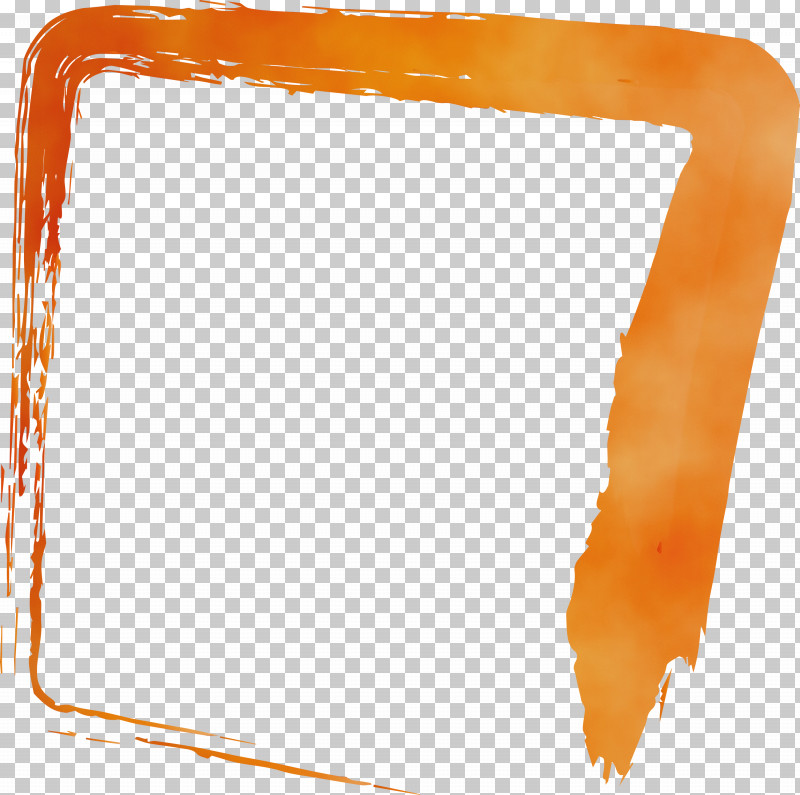 Orange PNG, Clipart, Brush Frame, Frame, Orange, Paint, Rectangle Free PNG Download