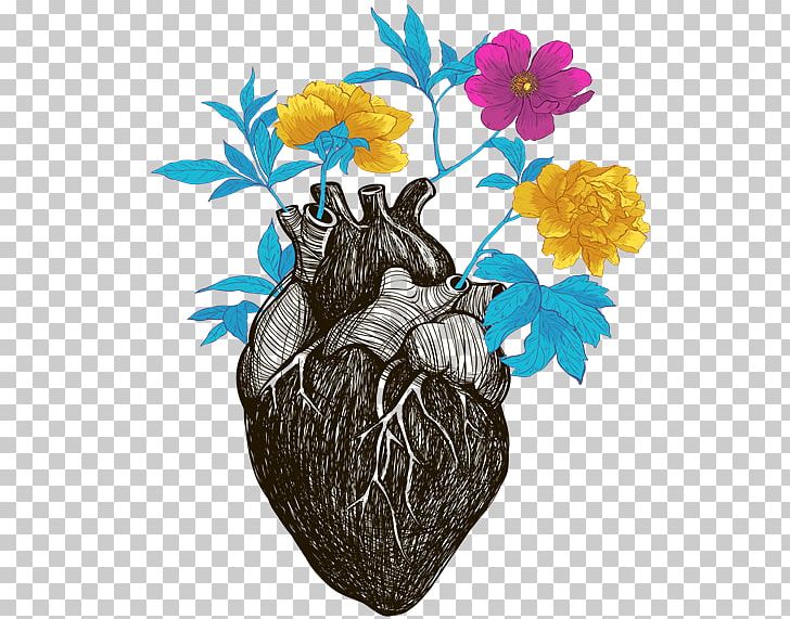 Anatomy Flower Heart PNG, Clipart, Anatomy, Art, Biology, Cartoon, Coronary Circulation Free PNG Download