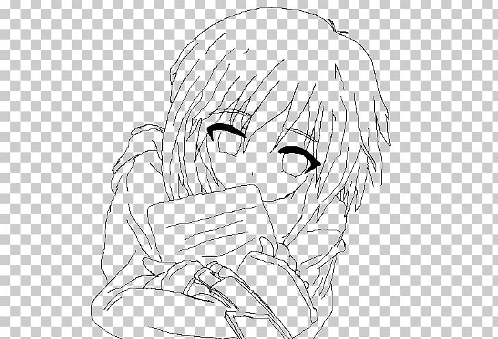 Line art Drawing Black and white Anime Lineart white face manga png   PNGWing