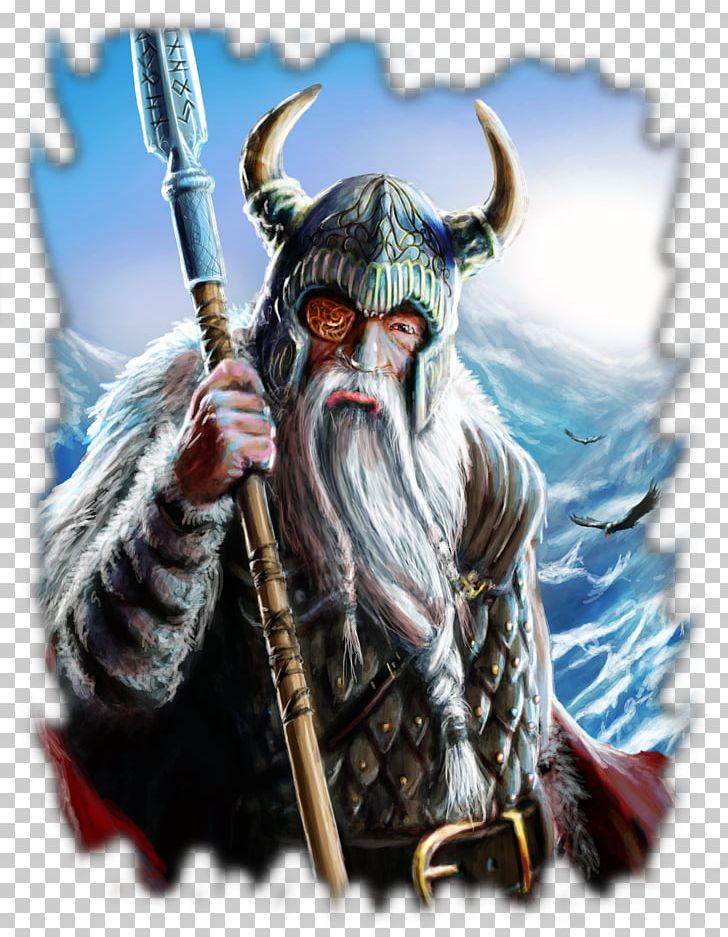 Odin Zeus Norse Mythology Thor Huginn And Muninn PNG Clipart Borr