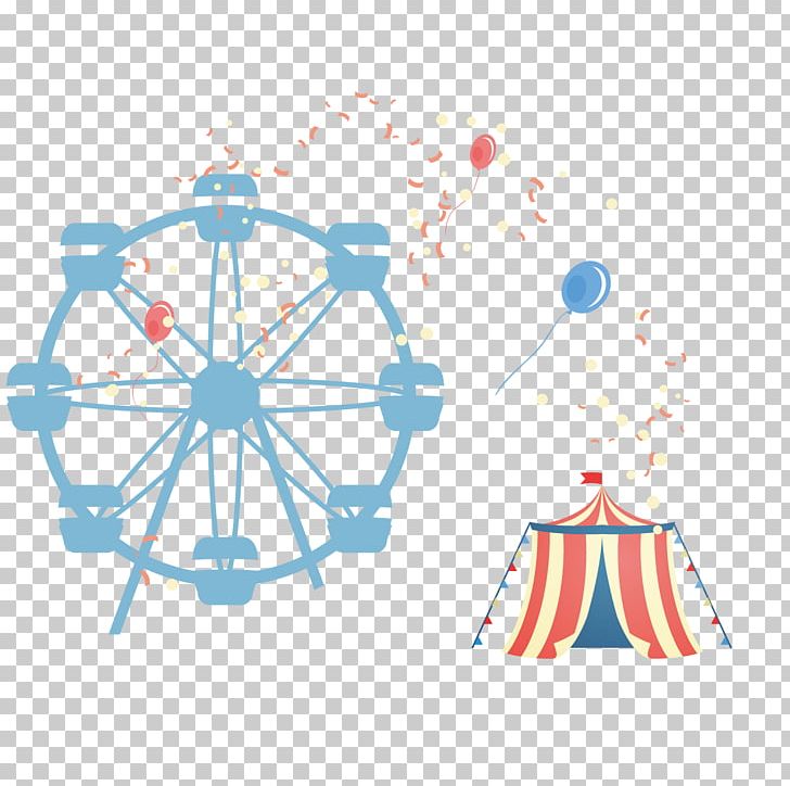 Amusement Park Euclidean Roller Coaster Ferris Wheel PNG, Clipart, Amusement Vector, Area, Blue, Circle, Circus Free PNG Download