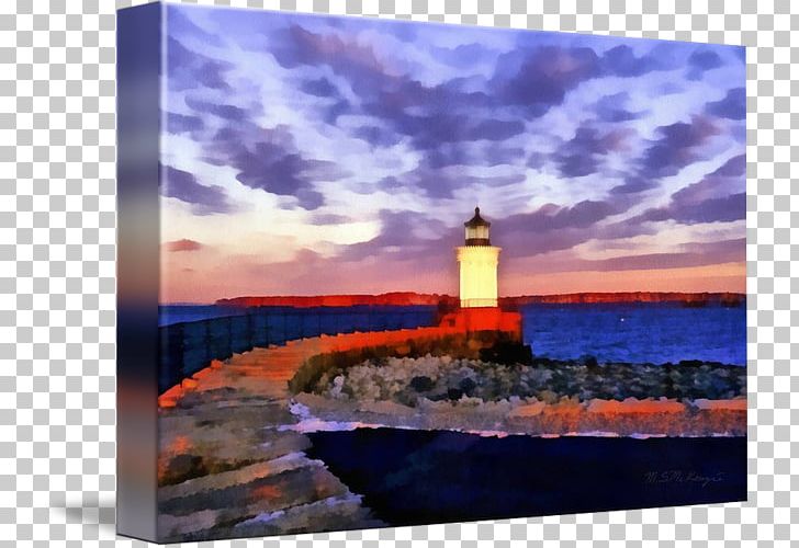 Lighthouse Beacon Painting Sea Inlet PNG, Clipart, Art, Beacon, Inlet, Lighthouse, Painting Free PNG Download