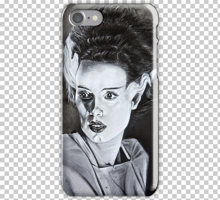 Mobile Phone Accessories Character White Fiction Mobile Phones PNG, Clipart, Black And White, Bride Of Frankenstein, Character, Drawing, Fiction Free PNG Download