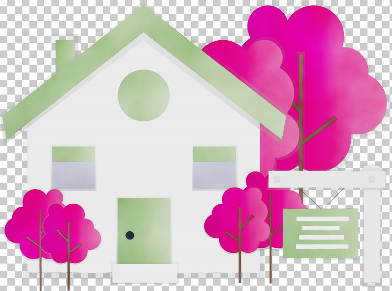 Pink Magenta PNG, Clipart, For Sale, Home For Sale, House, Magenta, Paint Free PNG Download