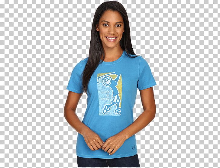 T-shirt Top Woman Sleeve PNG, Clipart, Adidas, Aqua, Azure, Blue, Clothing Free PNG Download