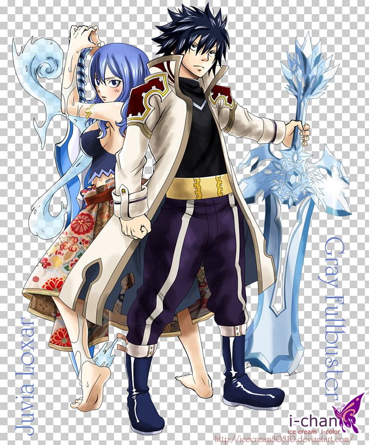 Natsu Dragneel Gray Fullbuster Erza Scarlet Juvia Lockser Fairy Tail PNG, Clipart, Action Figure, Anime, Cartoon, Character, Costume Free PNG Download