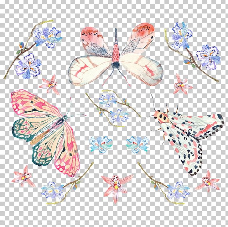 Butterfly Motif Pattern PNG, Clipart, Adobe Illustrator, Background, Download, Encapsulated Postscript, Fashion Free PNG Download