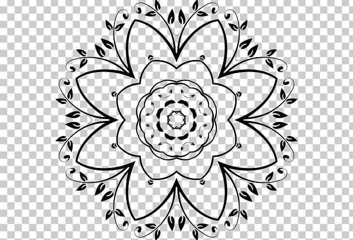 Floral Design PNG, Clipart, Black, Black And White, Circle, Circle Clipart, Computer Icons Free PNG Download