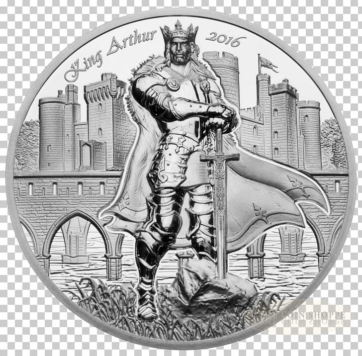King Arthur Guinevere Coin Camelot Round Table PNG, Clipart, Arthurian Romance, Black And White, Camelot, Coin, Currency Free PNG Download