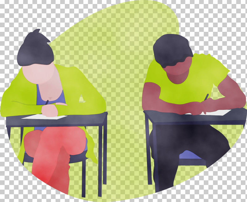 Yellow Table Furniture PNG, Clipart, Exam, Furniture, Paint, Students, Table Free PNG Download