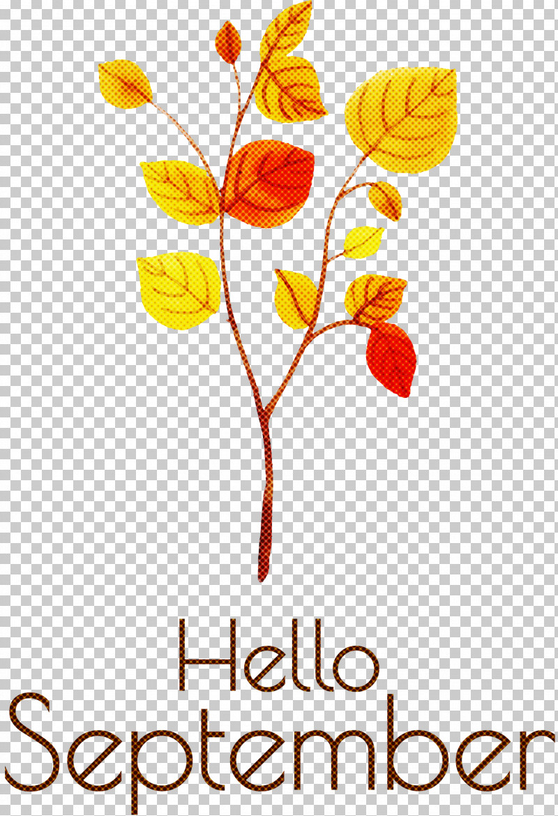 Hello September September PNG, Clipart, Hello September, September, Vector, Watercolor Painting Free PNG Download