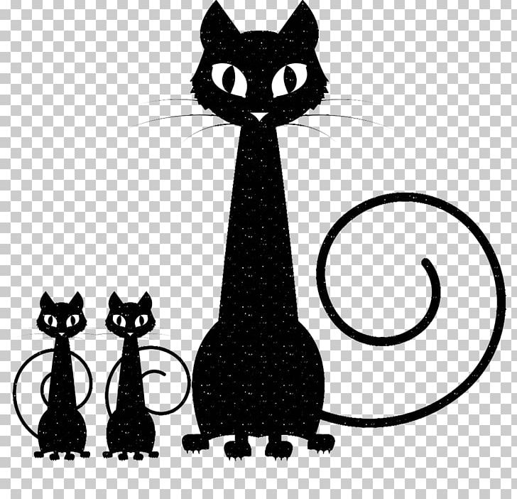 Black Cat Kitten PNG, Clipart, Animals, Background Black, Black, Black And White, Black Hair Free PNG Download