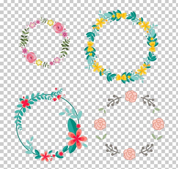 Garland Flower Wreath PNG, Clipart, Christmas, Circle, Circles, Color, Crown Free PNG Download