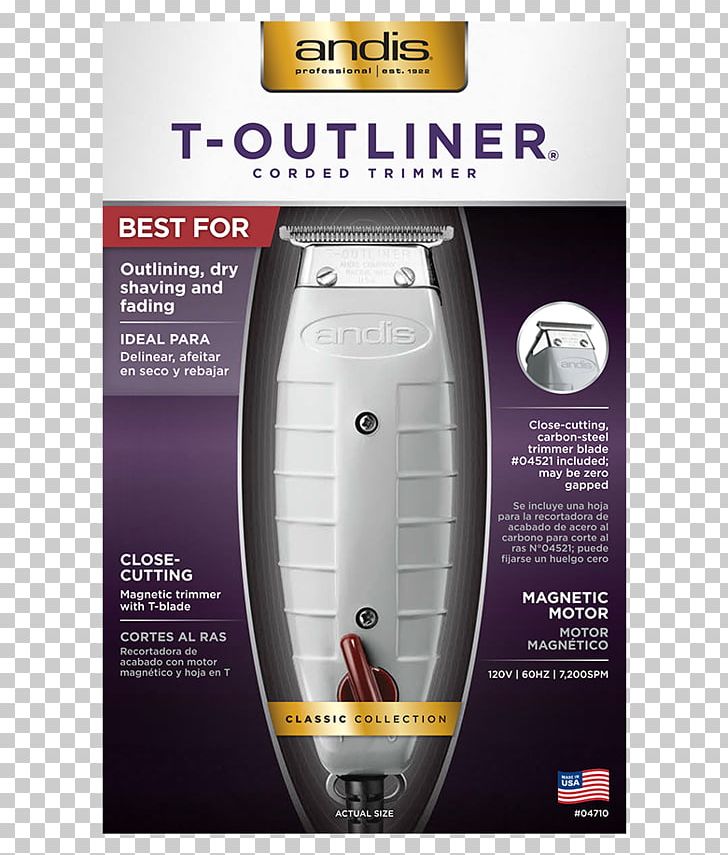 Hair Clipper Andis T-Outliner GTO Barber Andis Trimmer T-Outliner PNG, Clipart, Andis, Andis Fade Master, Andis Gtx Toutliner Tm20, Andis Trimmer Toutliner, Barber Free PNG Download