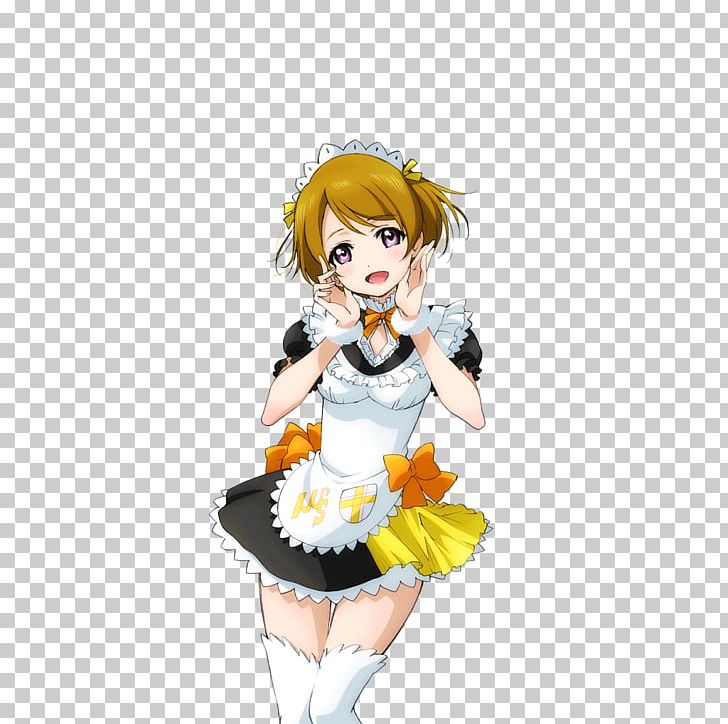 Hanayo Koizumi Love Live! School Idol Festival Cosplay French Maid PNG, Clipart, Anime, Apron, Art, Artist, Brown Hair Free PNG Download