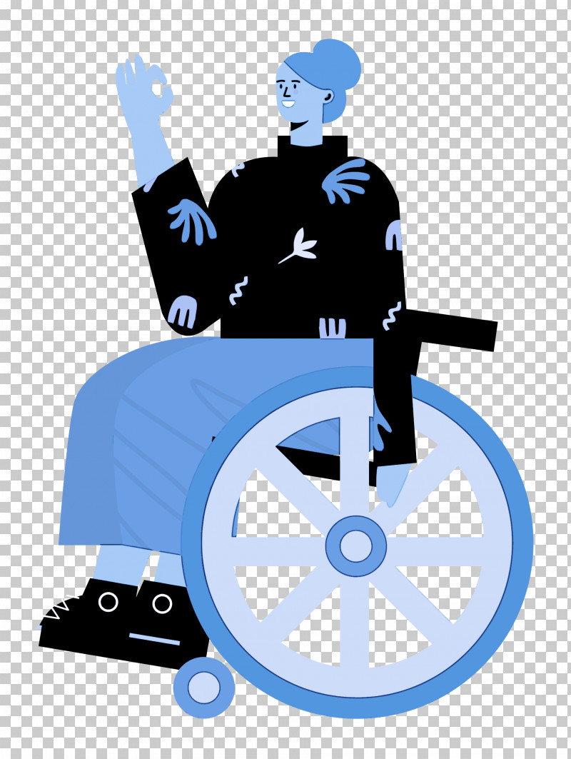 Sitting On Wheelchair Woman Lady PNG, Clipart, Animation, Caricature, Cartoon, Drawing, Lady Free PNG Download