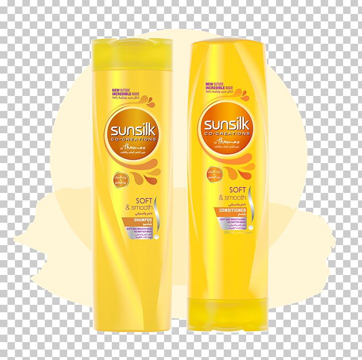 Shampoo Hair Conditioner Sunsilk Yellow Png Clipart Air
