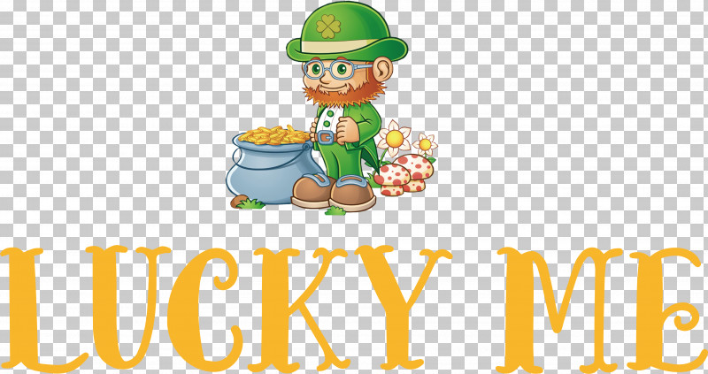 Lucky Me Patricks Day Saint Patrick PNG, Clipart, Behavior, Biology, Human, Leprechaun, Logo Free PNG Download