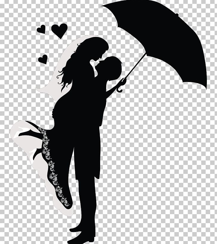 Silhouette Romance Film PNG, Clipart, Animals, Art, Black, Black And White, Couple Free PNG Download
