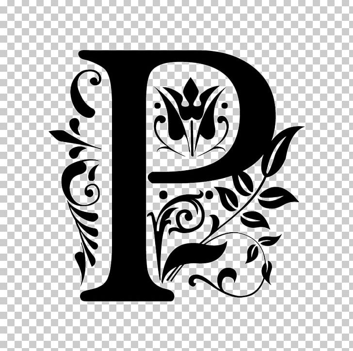 Initial Letter English Alphabet Monogram PNG, Clipart, Alphabet, Art, Bird, Black, Black And White Free PNG Download
