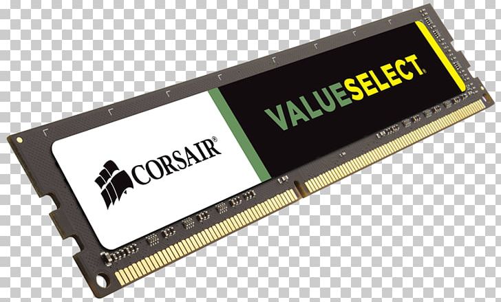 CORSAIR ValueSelect 16GB 288-Pin DDR4 SDRAM DDR4 2666 Desktop Memory Model CMV16GX4M1A2666C18 DDR3 SDRAM Corsair Components PNG, Clipart, Brand, Computer Data Storage, Computer Memory, Corsair Components, Ddr3 Sdram Free PNG Download