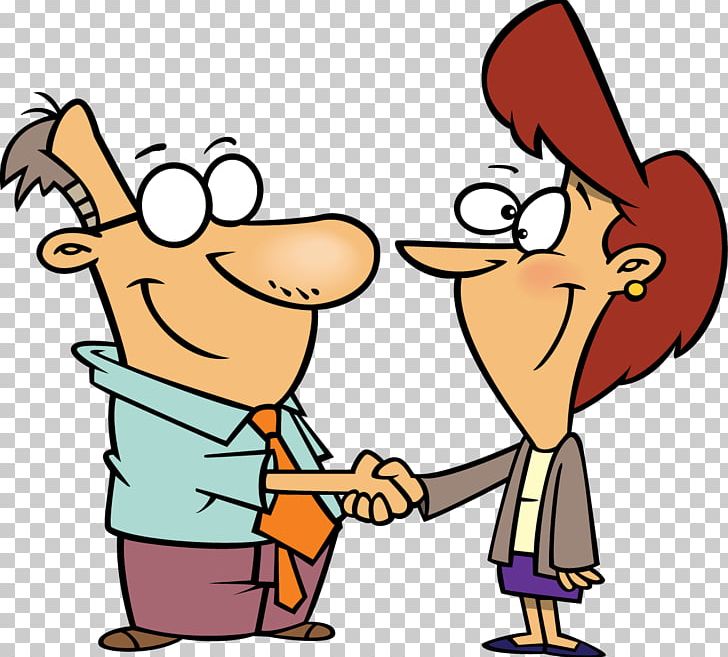 Handshake Cartoon PNG, Clipart, Animation, Area, Artwork, Black And White, Businessperson Free PNG Download