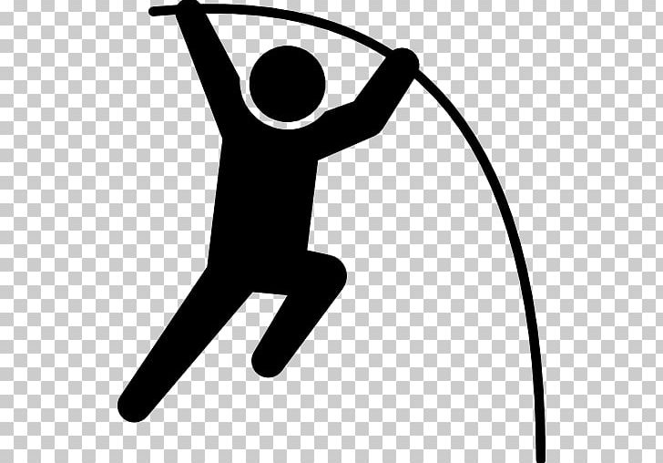 Pole Vault At The Olympics Athlete Track & Field Jumping PNG, Clipart, Angle, Artwork, Athlete, Black, Black And White Free PNG Download