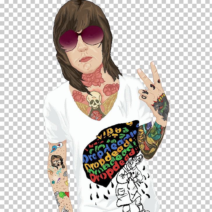 Sunglasses Oliver Sykes T-shirt Visual Arts PNG, Clipart, Art, Eyewear, Facial Hair, Fashion Illustration, Neck Free PNG Download