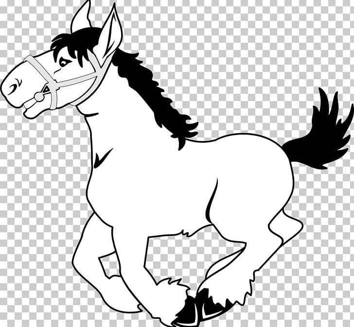 Horse Pony Cartoon PNG, Clipart, Artwork, Black And White, Bridle, Cartoon, Collection Free PNG Download