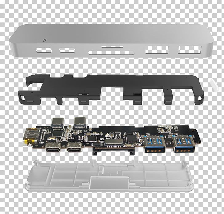 MacBook Mac Book Pro USB-C Ethernet Hub PNG, Clipart, Adapter, Apple, Circuit Component, Computer Hardware, Computer Port Free PNG Download