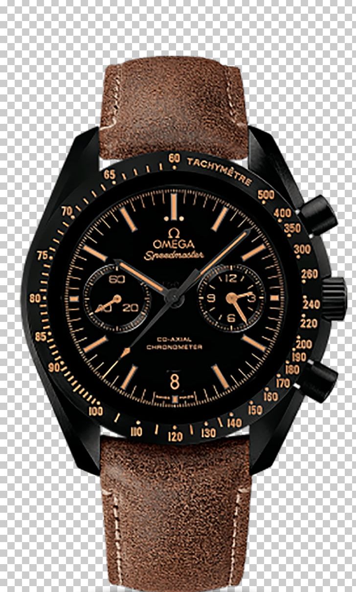 OMEGA Speedmaster Moonwatch Co-Axial Chronograph Omega SA Coaxial Escapement PNG, Clipart, Accessories, Brown, Chronometer Watch, Metal, Omega Seamaster Free PNG Download