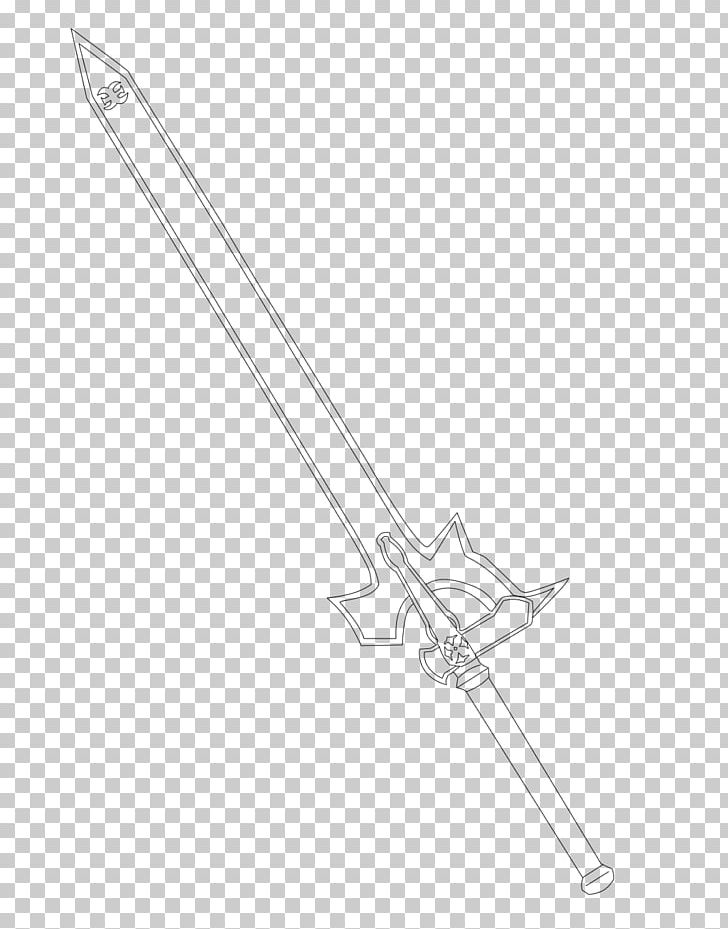 Sword Line Angle PNG, Clipart, Angle, Black And White, Cold Weapon, Draw A Line, Hardware Accessory Free PNG Download