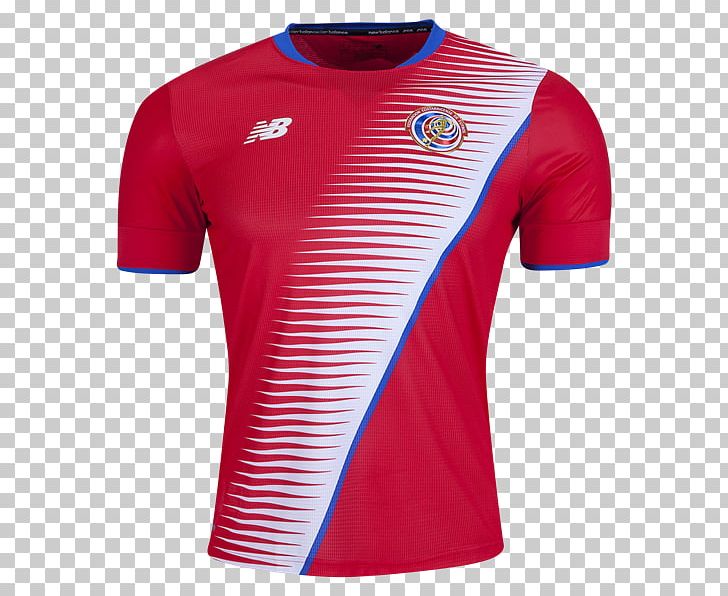 2018 FIFA World Cup Costa Rica National Football Team Jersey T-shirt PNG, Clipart, 2018, 2018 Fifa World Cup, Active Shirt, Clothing, Cycling Jersey Free PNG Download