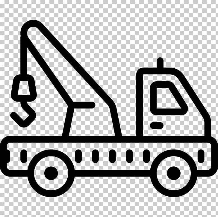 Car Pickup Truck Tow Truck Computer Icons PNG, Clipart, Area, Black And White, Brand, Car, Cargo Free PNG Download