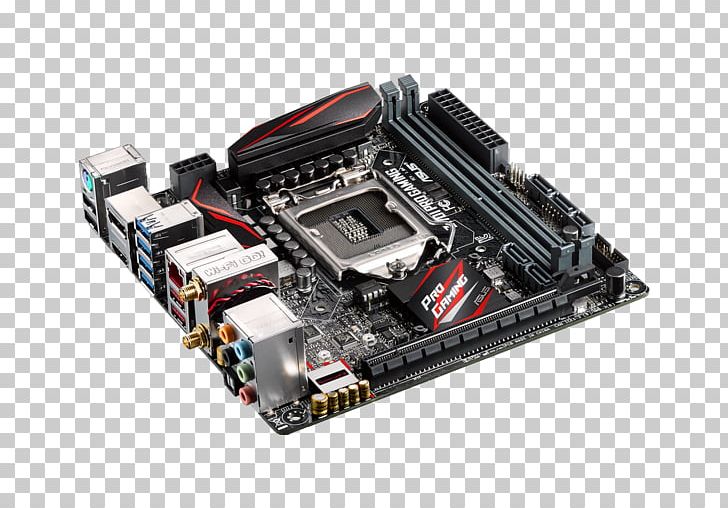 Intel Z170 Premium Motherboard Z170-DELUXE Mini-ITX LGA 1151 PNG, Clipart, Asus, Chipset, Computer Component, Computer Cooling, Computer Hardware Free PNG Download