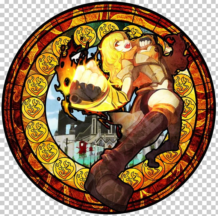 Stained Glass Yang Xiao Long PNG, Clipart, Anime, Art, Artist, Cartoon, Deviantart Free PNG Download