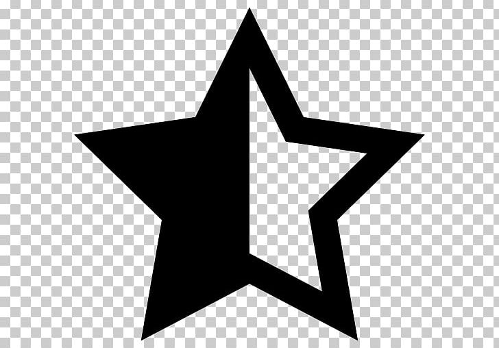 Five-pointed Star Font Awesome Computer Icons PNG, Clipart, Angle, Black And White, Computer Icons, Download, Encapsulated Postscript Free PNG Download