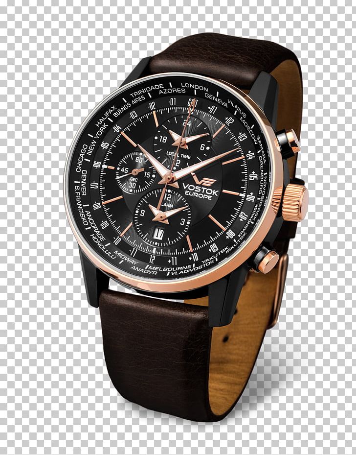 GAZ-14 Vostok Watches Vostok Europe PNG, Clipart, Accessories, Automatic Watch, Brand, Brown, Chronograph Free PNG Download