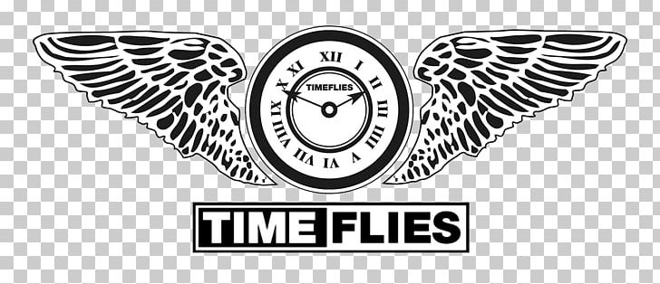 Time Fly Logo Party Disc Jockey PNG, Clipart, Black And White, Body Jewelry, Brand, Carl Cox, Clock Free PNG Download