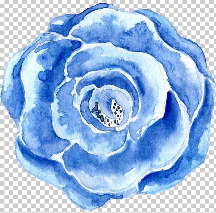 Blue Watercolor Painting Flower PNG, Clipart, Blue, Blue Rose, Cobalt Blue, Color, Cut Flowers Free PNG Download