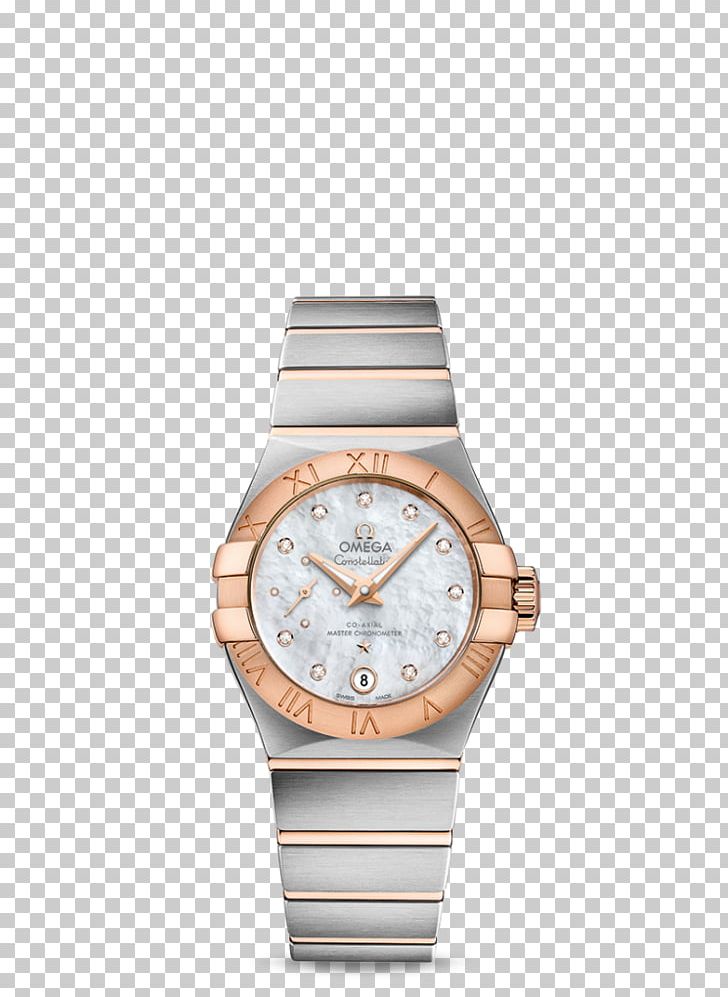Omega SA Watch Coaxial Escapement Omega Constellation Jewellery PNG, Clipart, Accessories, Automatic Watch, Beige, Bracelet, Brown Free PNG Download