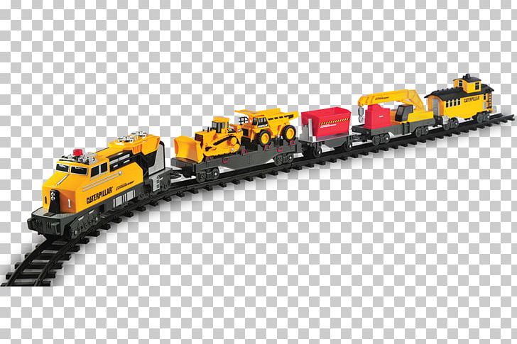 Caterpillar Inc. Toy Trains & Train Sets Rail Transport Track PNG, Clipart, Architectural Engineering, Caterpillar Inc, Express Train, Heavy Machinery, Machine Free PNG Download