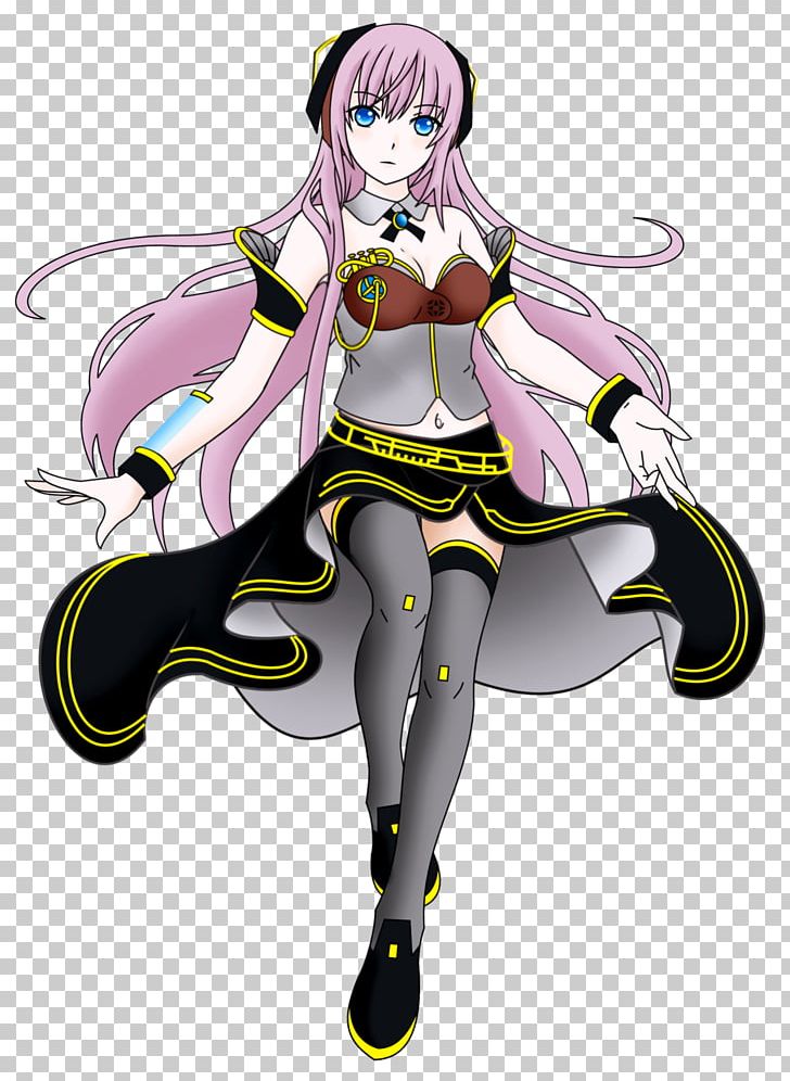 Megurine Luka Hatsune Miku MikuMikuDance Art PNG, Clipart, 4 X, Anime, Art, Black Hair, Concept Art Free PNG Download