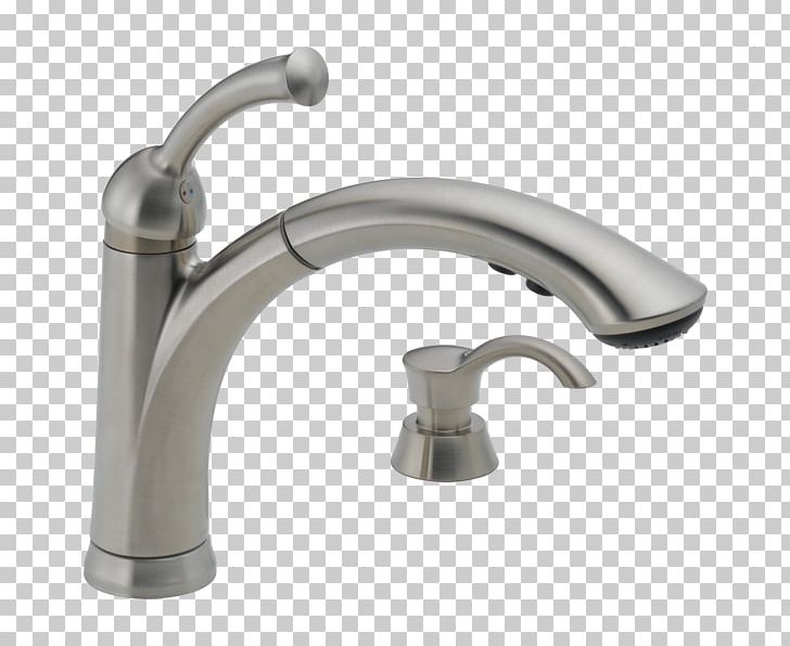 Soap Dispenser Tap Stainless Steel Bathroom Sink PNG, Clipart, Angle, Bathroom, Bathtub Accessory, Brushed Metal, Delta Air Lines Free PNG Download