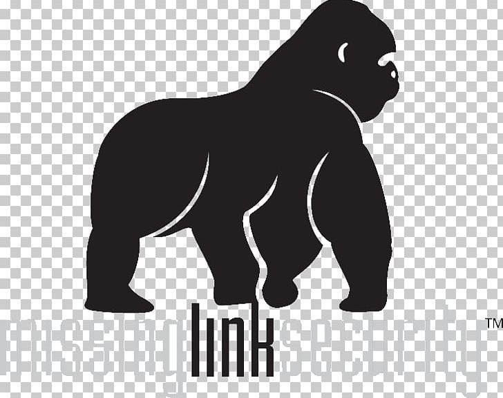 Gorilla Dog Missing Link Security Phyleo Bear PNG, Clipart, Animals, Ape, Bear, Black, Black And White Free PNG Download