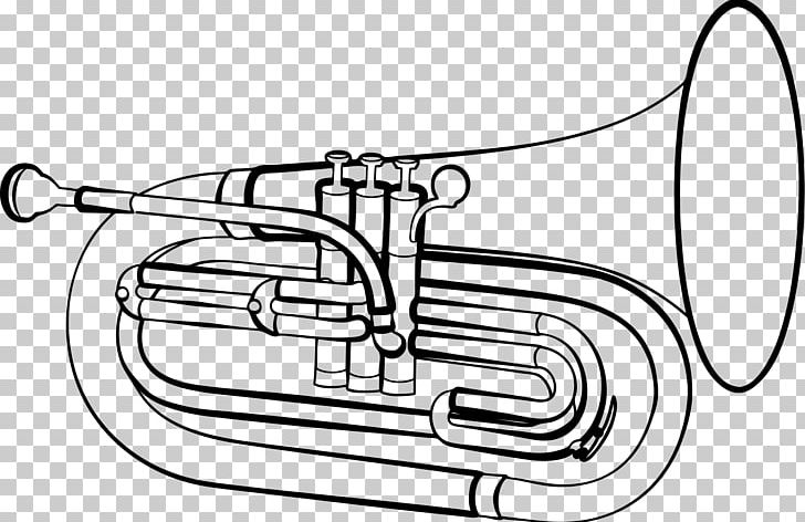 Baritone Horn Marching Euphonium Drawing PNG, Clipart, Alto Horn, Angle, Area, Artwork, Baritone Horn Free PNG Download