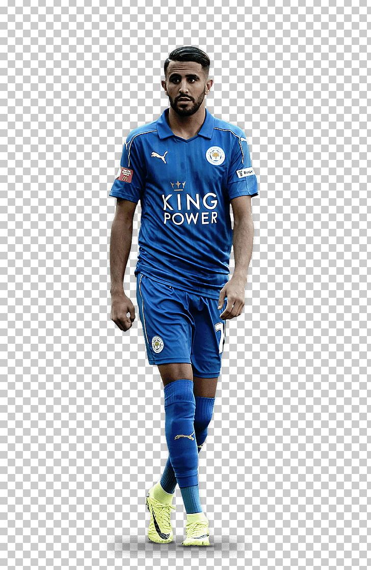 Riyad Mahrez Leicester City F.C. FA Community Shield Premier League Manchester City F.C. PNG, Clipart, Blue, Clothing, Electric Blue, Fa Cup, Football Free PNG Download