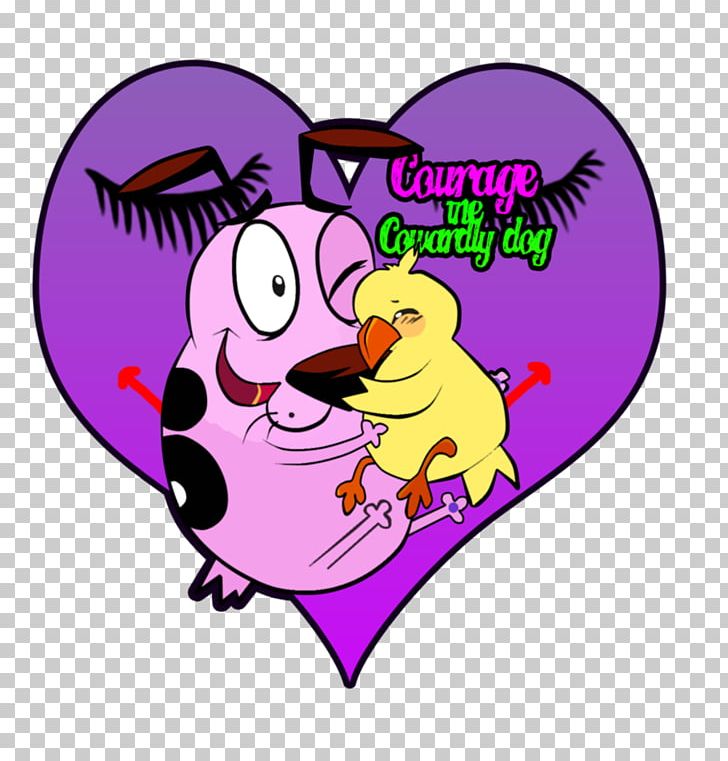 Dog Courage Love Fan Art PNG, Clipart, Animals, Anime, Art, Beak, Bird Free PNG Download