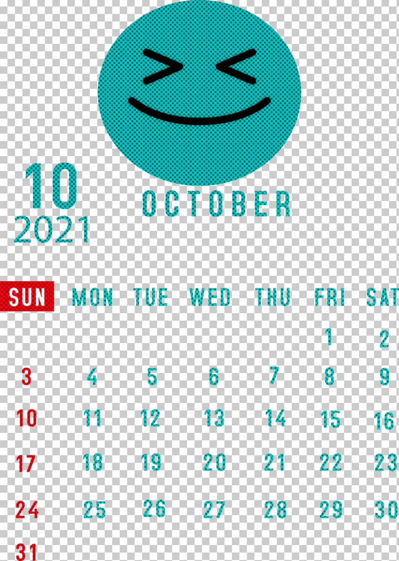 October 2021 Printable Calendar October 2021 Calendar PNG, Clipart, Aqua M, Calendar System, Geometry, Htc, Htc Hero Free PNG Download